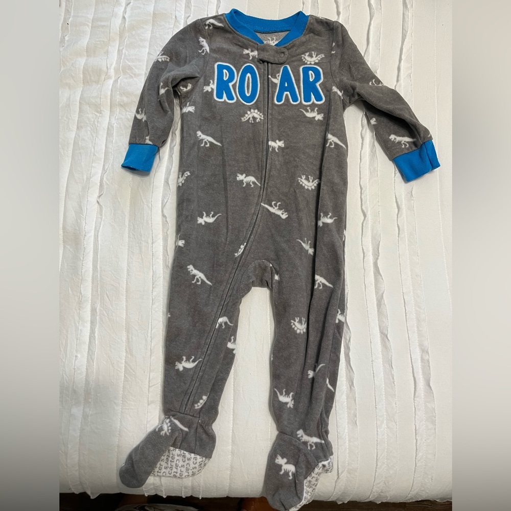 Flannel Zippered Footie